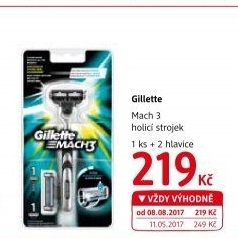 Holicí strojek pánský Gillette Mach 3