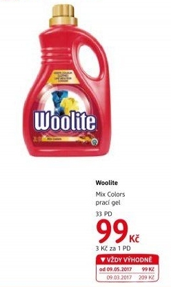 Prací gel Woolite