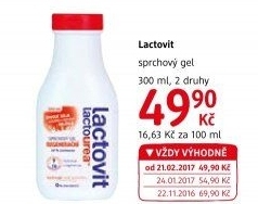 Sprchový gel Lactovit
