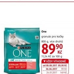 Granule pro kočky One Purina