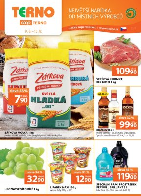 akční leták COOP 9.8.2017-15.8.2017