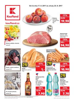 akční leták Kaufland 17.8.2017-23.8.2017