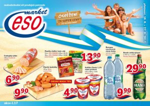 akční leták ESO MARKET 16.8.2017-27.8.2017