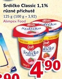 Jogurt Zott Srdíčko
