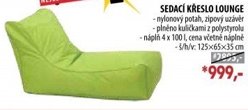 Sedací křeslo LOUNGE světle zelené V3