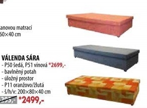 Válenda Sára šedá