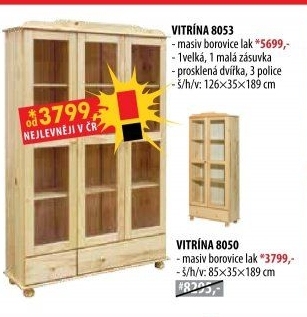 Vitrína třídveřová 8053