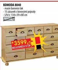 Příborník se zásuvkami 8040