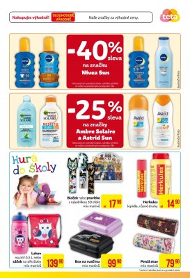 akční leták Teta drogerie 17.8.2017-26.8.2017