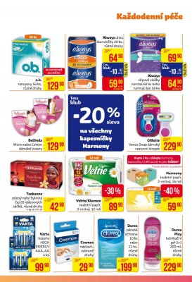 akční leták Teta drogerie 17.8.2017-26.8.2017