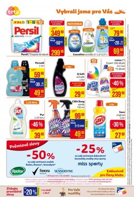 akční leták Teta drogerie 17.8.2017-26.8.2017