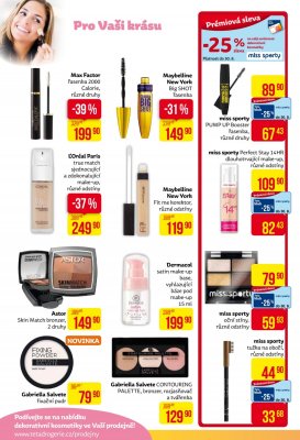 akční leták Teta drogerie 17.8.2017-26.8.2017