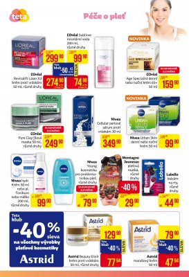 akční leták Teta drogerie 17.8.2017-26.8.2017