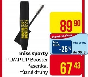Řasenka Pump Up Booster Miss Sporty
