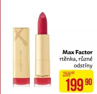 Rtěnka Max Factor