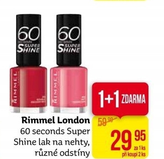 Lak na nehty 60 seconds Super Shine Rimmel