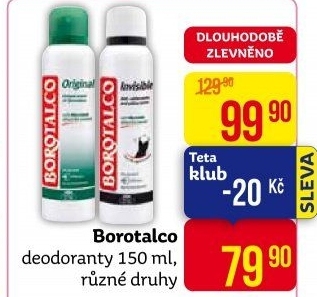 Deodorant sprej Borotalco