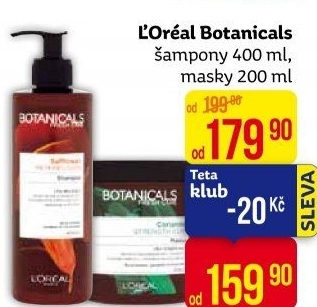 Šampon Botanicals Fresh Care L'Oréal