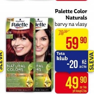 Barva na vlasy Natural Colors Palette Schwarzkopf