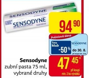Pasta na zuby Sensodyne