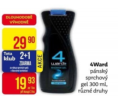 Sprchový gel pánský 4Ward