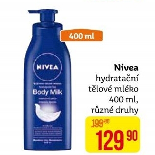 Tělová mléka Nivea