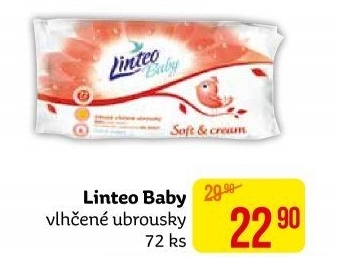 Vlhčené ubrousky dětské Linteo Baby