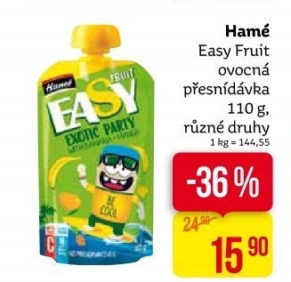 Ovocná kapsička EasyFruit Hamé