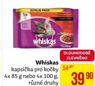 Kapsičky pro kočky Whiskas