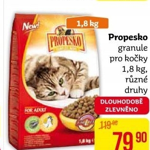 Granule pro kočky Propesko