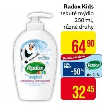 Tekuté mýdlo dětské Radox