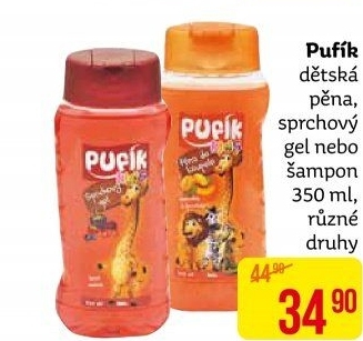 Pěna do koupele dětská Pufík