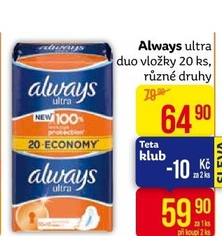Vložky dámské Ultra Always