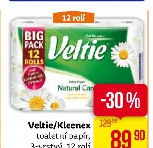 Toaletní papír 3vrstvý Veltie Kleenex