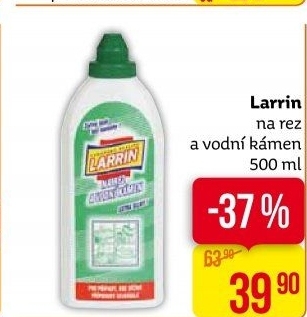 Čistič na rez a vodní kámen Larrin