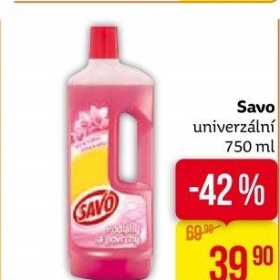 Čistič na povrchy a podlahy Savo