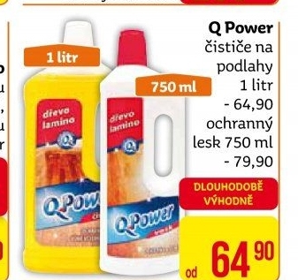 Čistič na podlahy Q Power