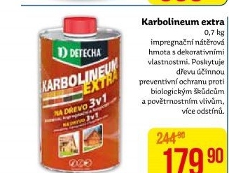 Impregnační nátěr na dřevo Karbolineum Extra 3v1 Detecha