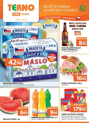 akční leták COOP 16.8.2017-22.8.2017