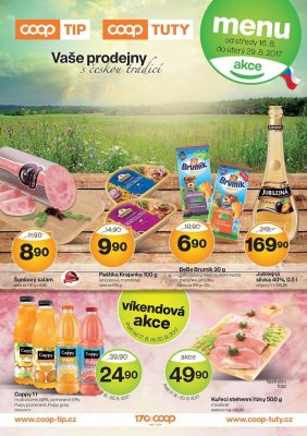 akční leták COOP 16.8.2017-29.8.2017