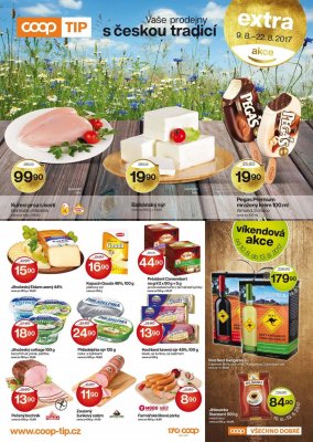 akční leták COOP 9.8.2017-22.8.2017