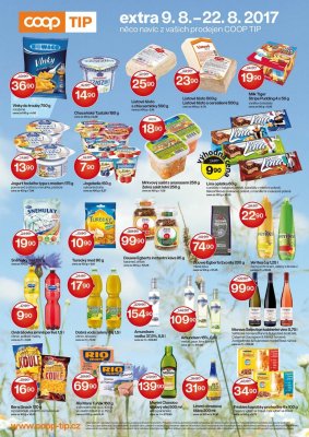 akční leták COOP 9.8.2017-22.8.2017