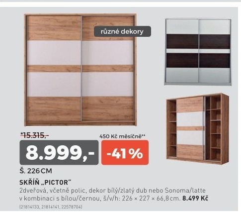 Skříň PICTOR