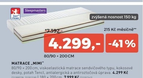 Matrace MIMI