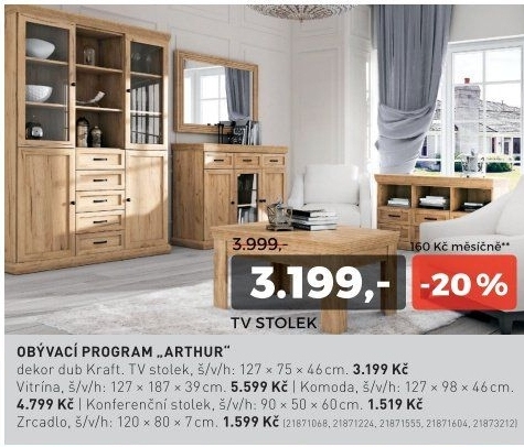 TV stolek ARTHUR