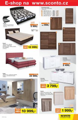 akční leták Sconto nábytek 23.8.2017-5.9.2017