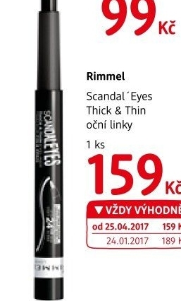 Oční linky Scandals Eyes Rimmel
