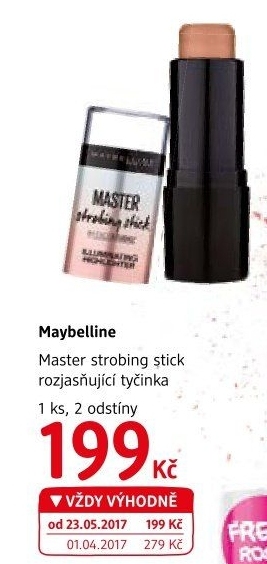 Rozjasňující a konturovací tyčinka Master Strobing Stick Maybelline