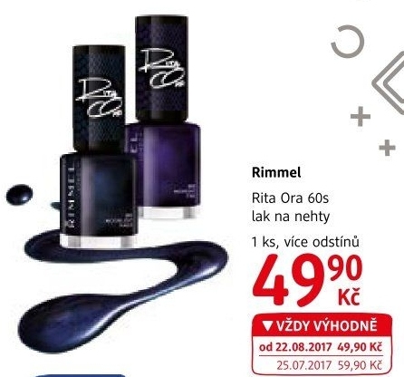 Lak na nehty Rita Ora Rimmel