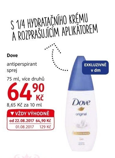 Deodorant sprej Dove